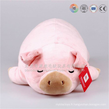 Super doux velboa chine en gros personnalisé en peluche porc jouet pour enfant ICTI Auidted